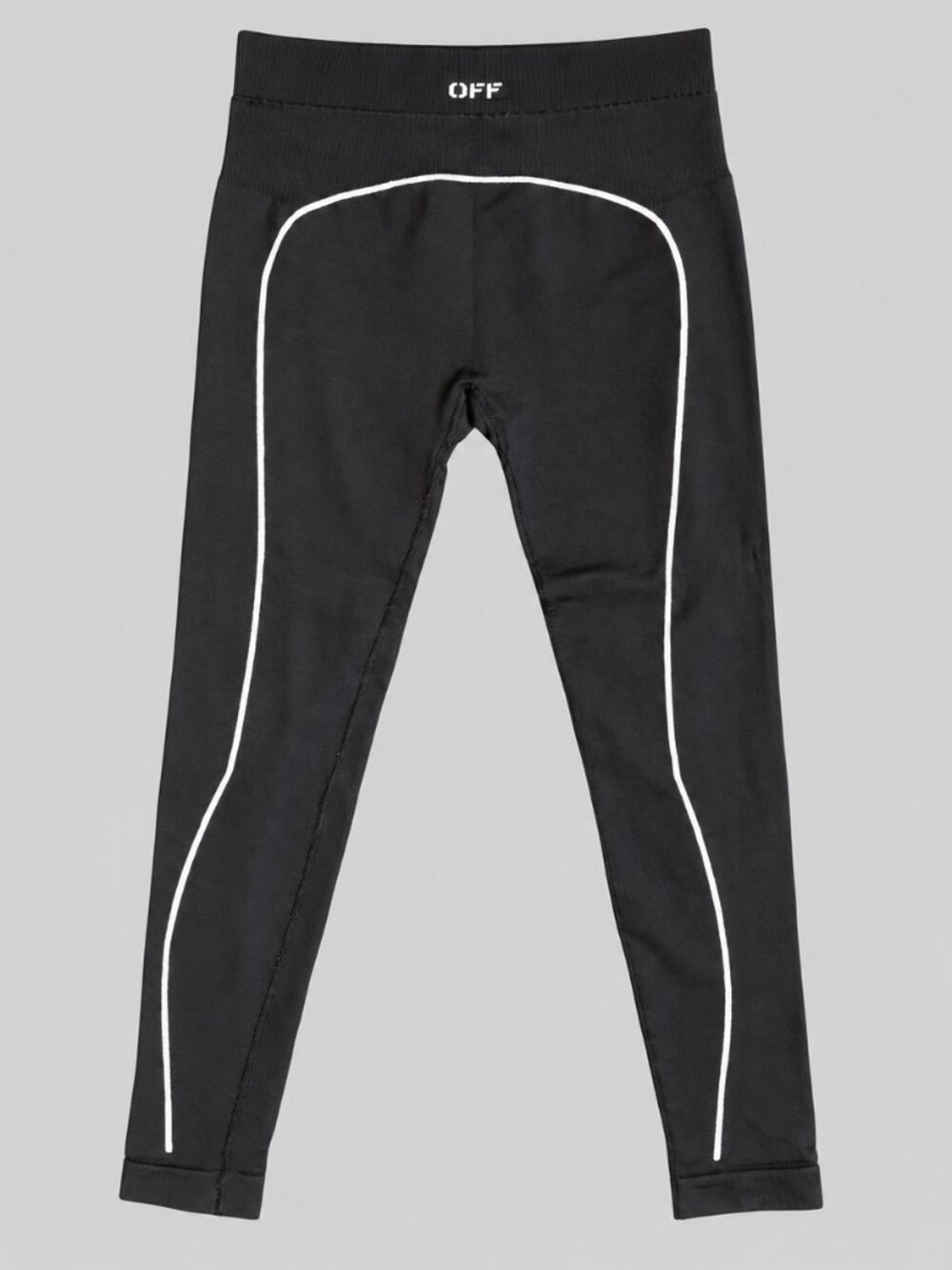 Off-White Off Stamp Seamless Legging – Black / White – M/L